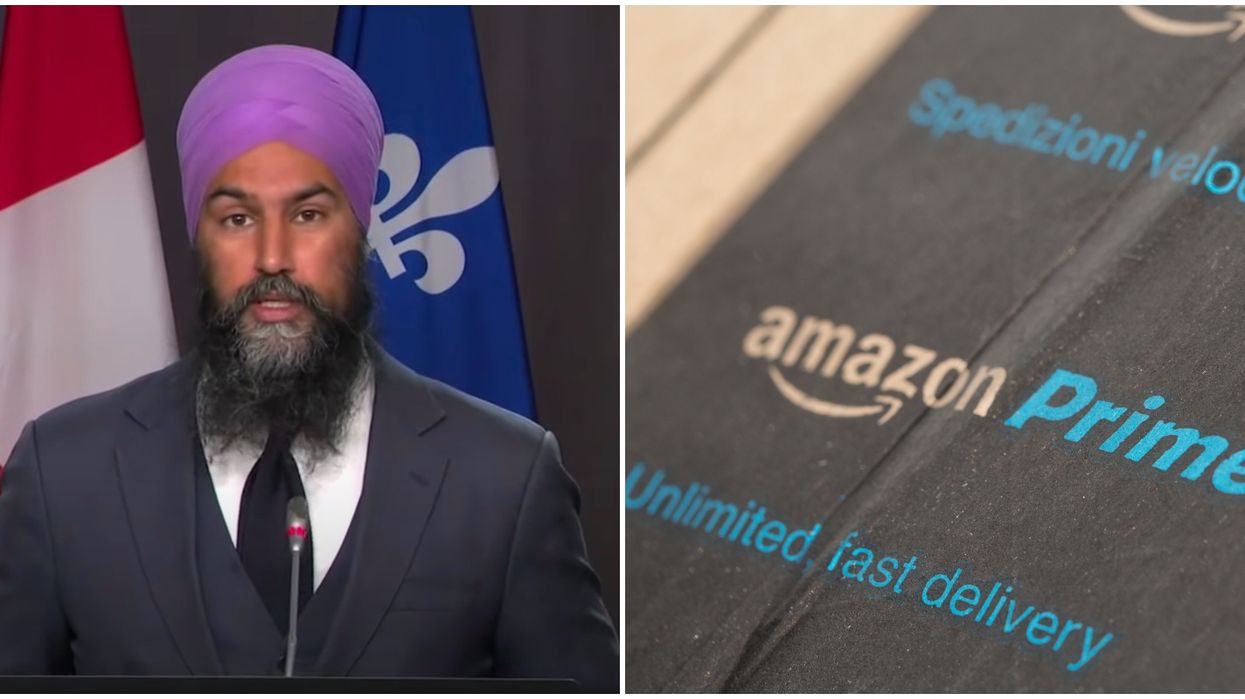 Jagmeet Singh Took A Prime Day Dig At Jeff Bezos & Amazon For Not Paying Taxes
