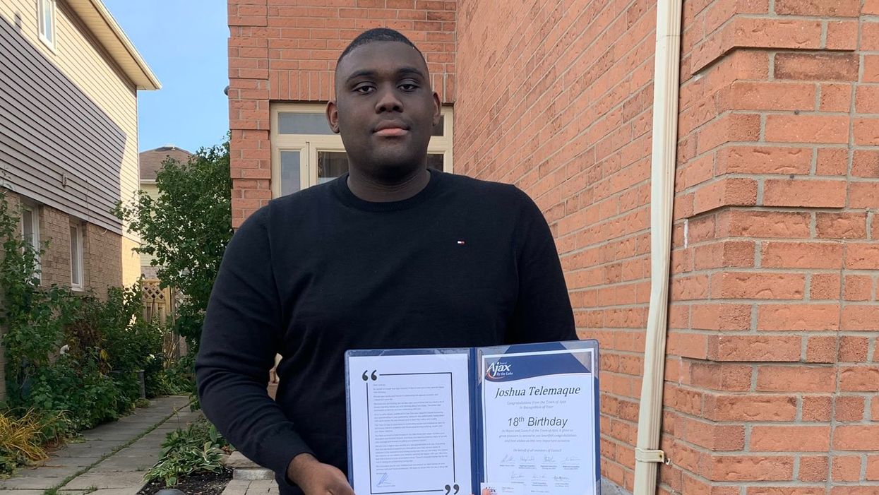 Ontario Teen Whose Yearbook Was Vandalized By Racists Got A Scholarship For His Birthday
