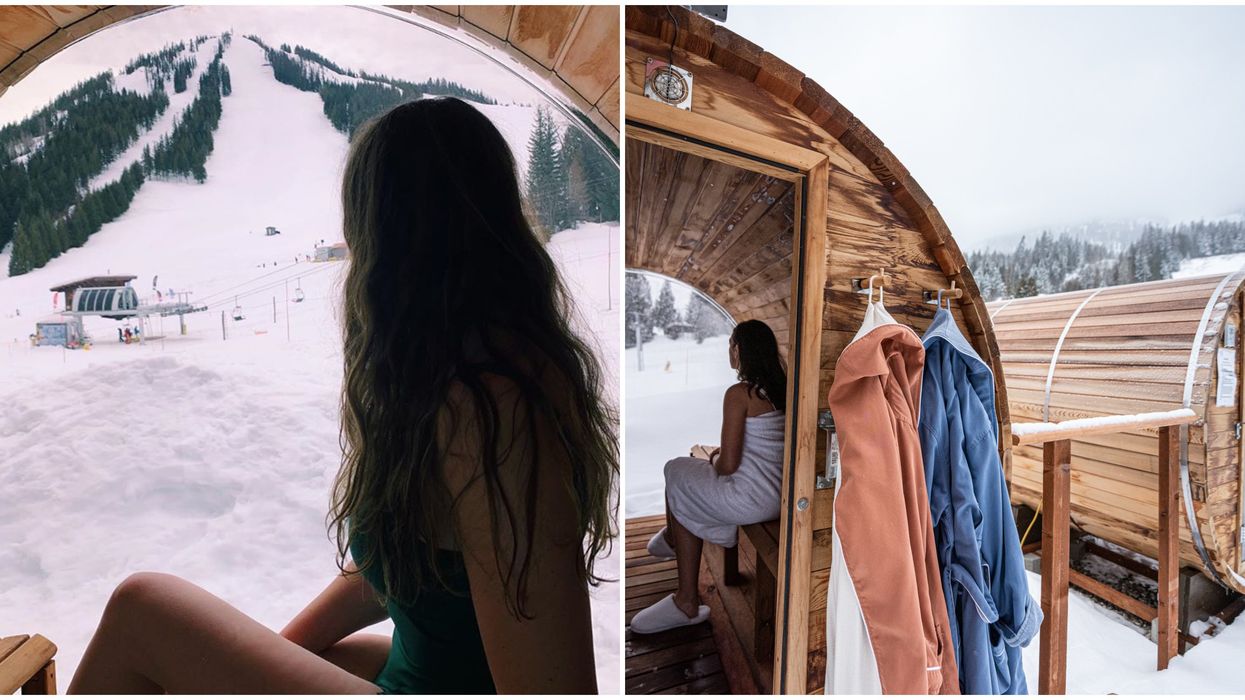 These Barrel Saunas In BC Will Transport You To Europe For A Winter Spa Day
