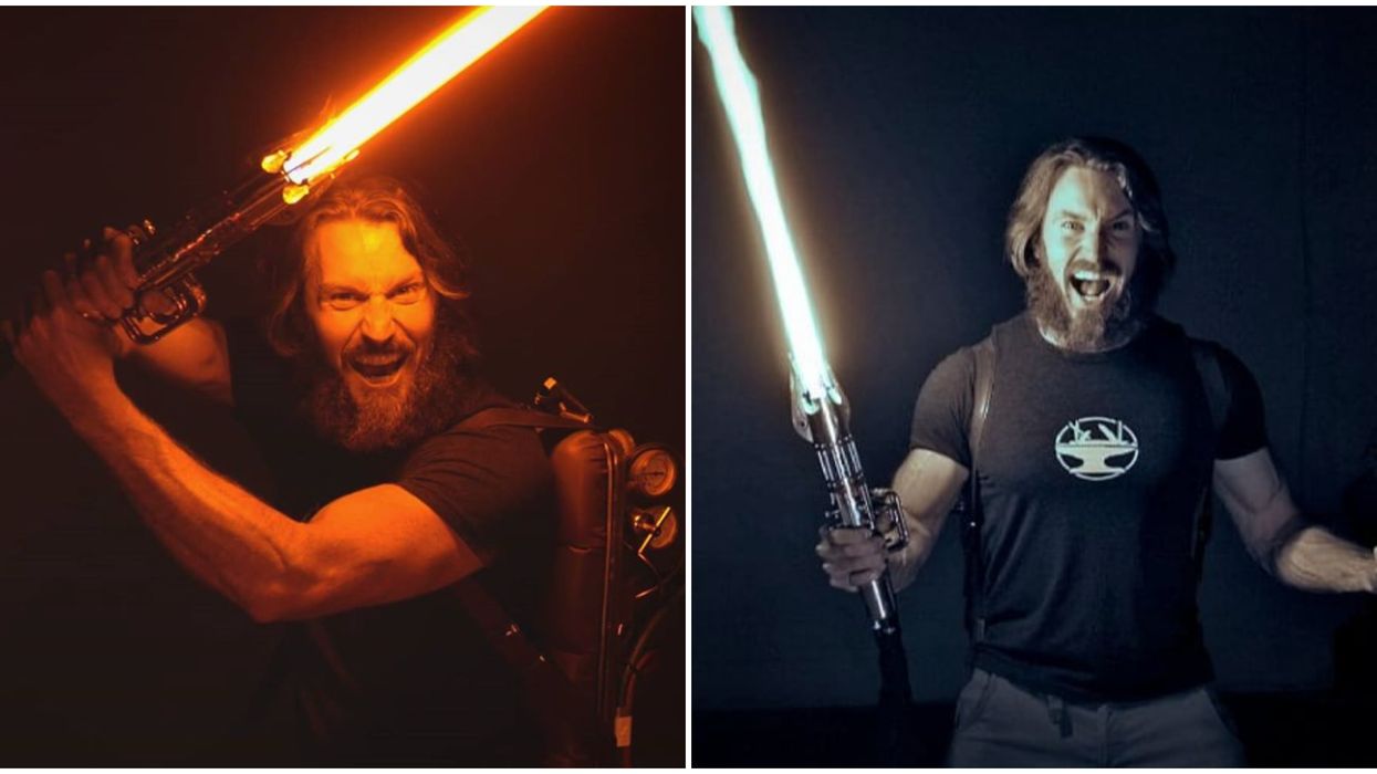 A Guy From Kitchener Just Made The World's First Real-Life Lightsaber (VIDEO)