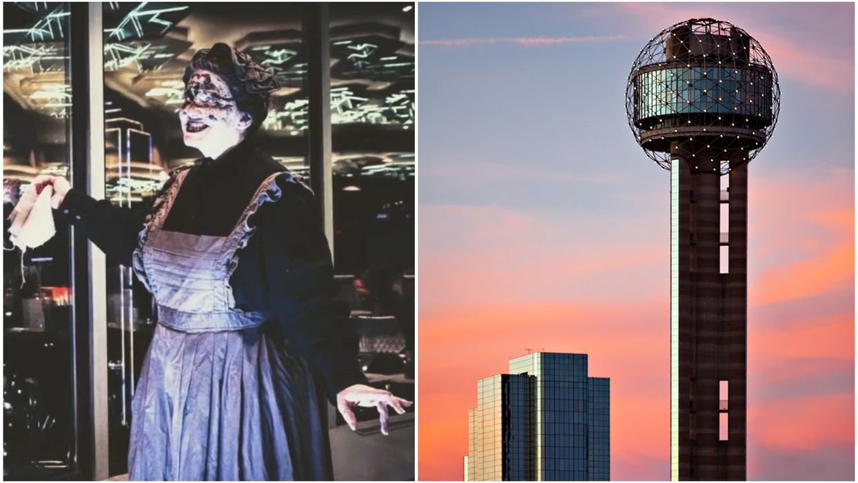 You Can Get Spooked While Looking At The Dallas Skyline From Reunion Tower