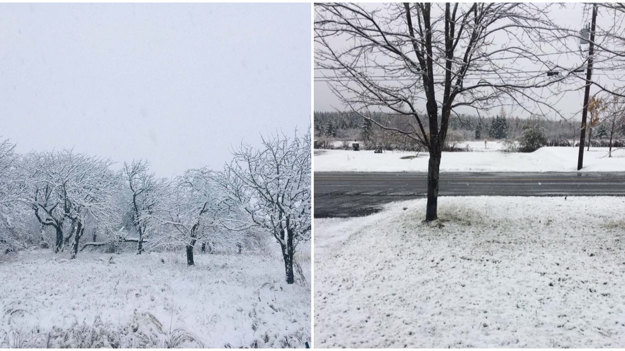 Une bonne bordée de neige dans certaines régions du Québec ce samedi (PHOTOS)