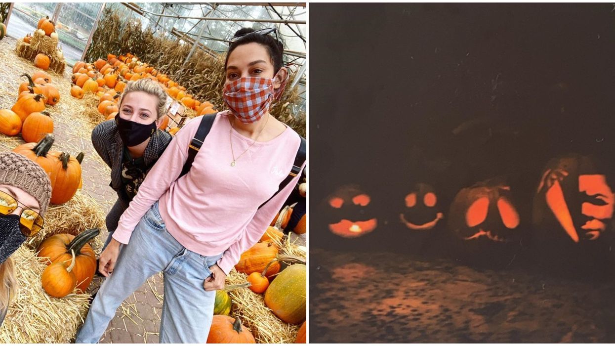 The ‘Riverdale’ Cast's Pumpkin Carving Party In Vancouver Had A Clear Winner (PHOTOS)