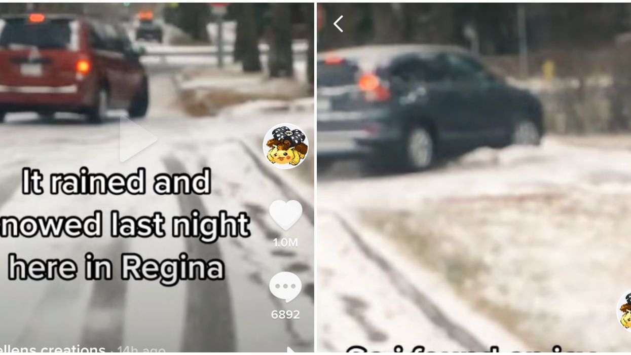 A Saskatchewan TikToker Is Blowing Up After One Outrageously Funny Winter Driving Video