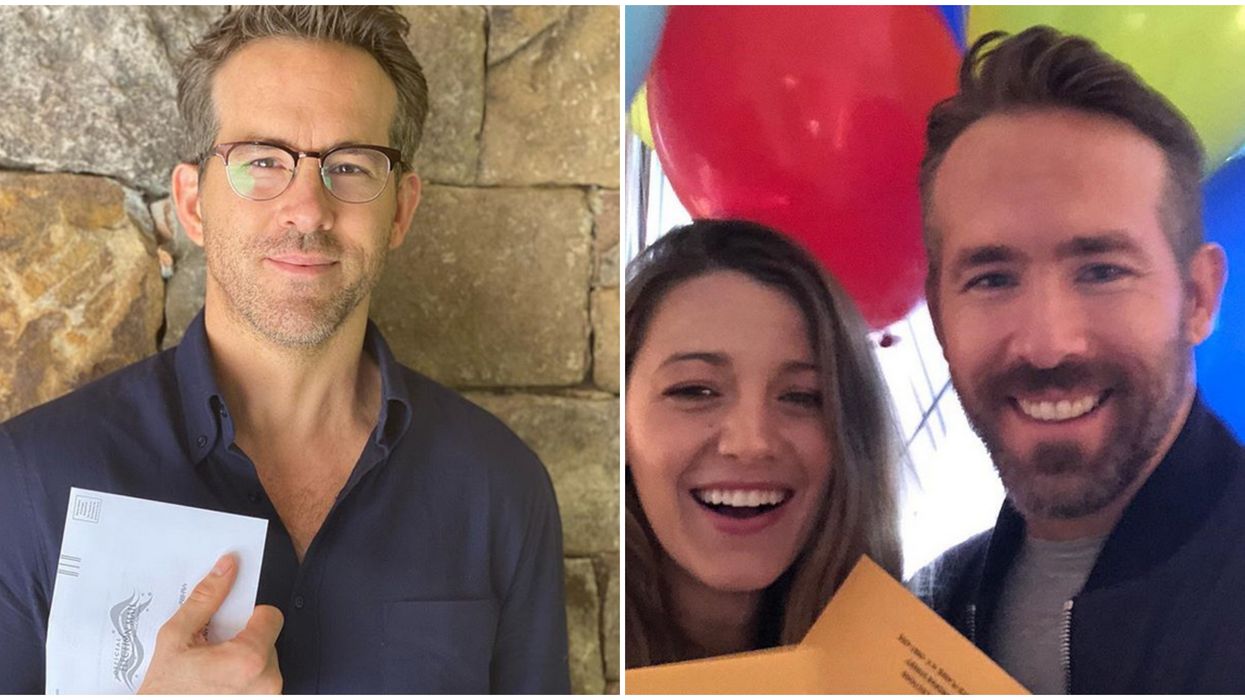 Ryan Reynolds' Joke About Voting In The U.S. For The First Time Ever Is Just Perfect