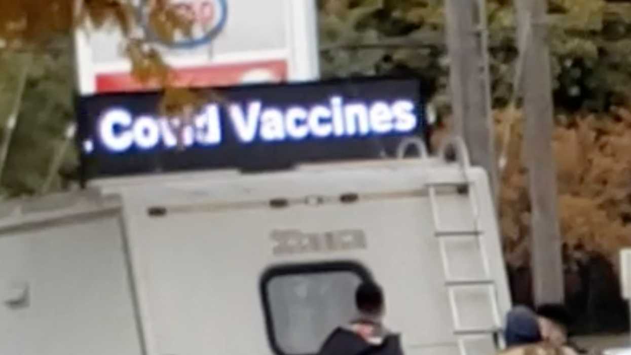 Anti-Vaxxers Spotted In Toronto Warning The COVID Vaccine Will 'Corrupt Your DNA' (VIDEO)