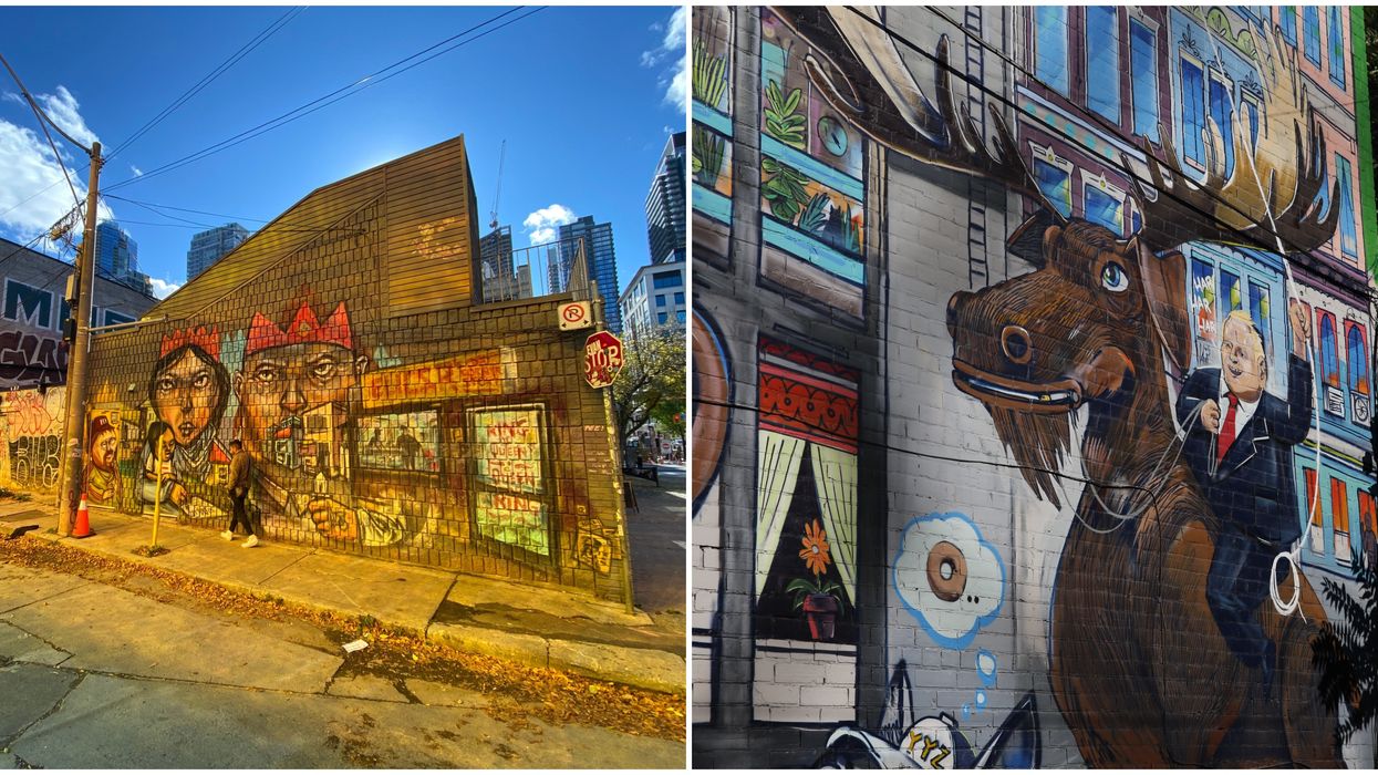 This Stunning Toronto Street Art Is The Perfect Outdoor Escape Right Now (PHOTOS)