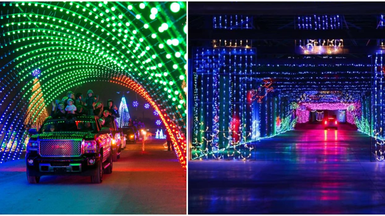 These 2 Massive Holiday Light Drive-Thrus In Dallas-Forth Worth Are Saving Christmas 2020