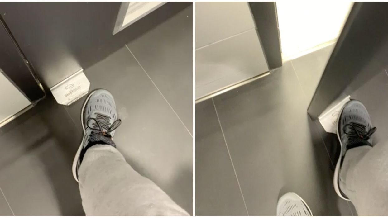You Can Open WC Doors With Your Feet At This Toronto Winners (VIDEO)