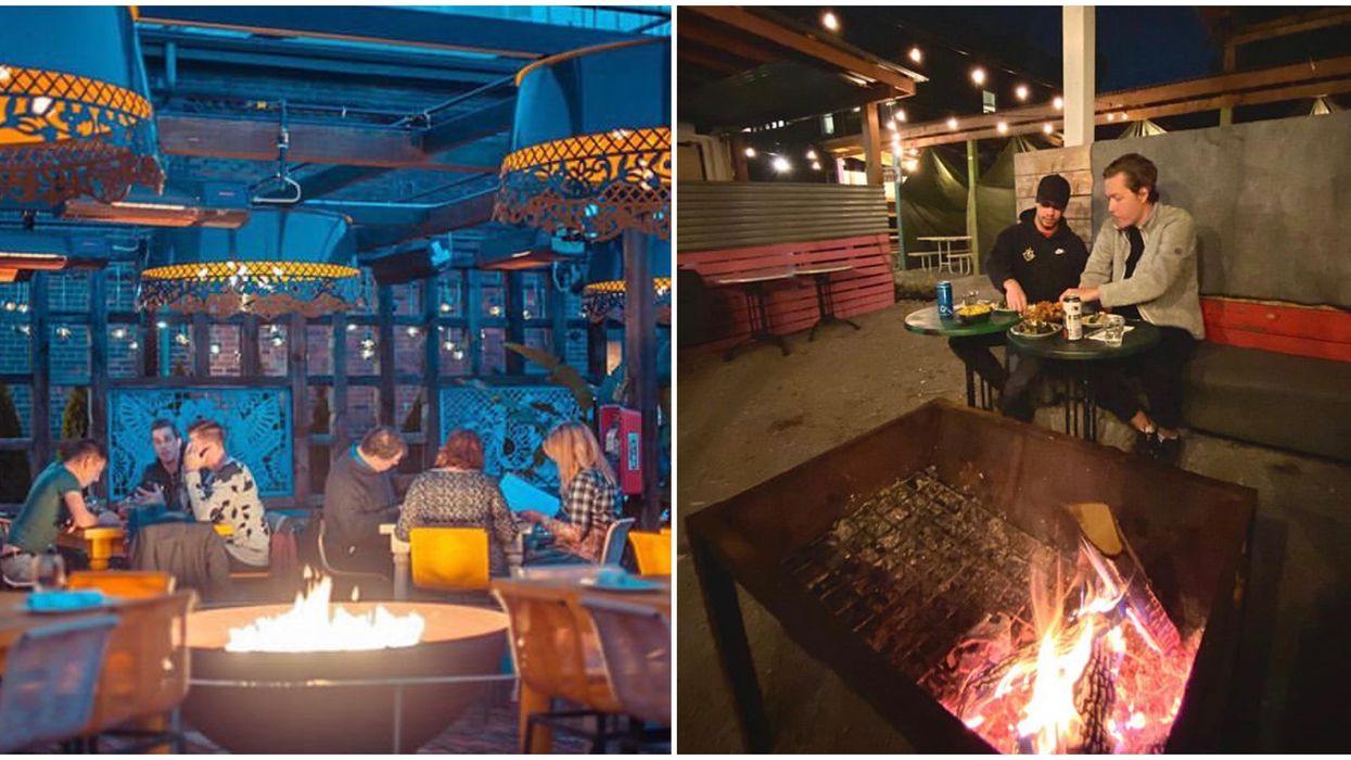 6 Patios In Toronto Where You Can Cozy Up By An Open Fire