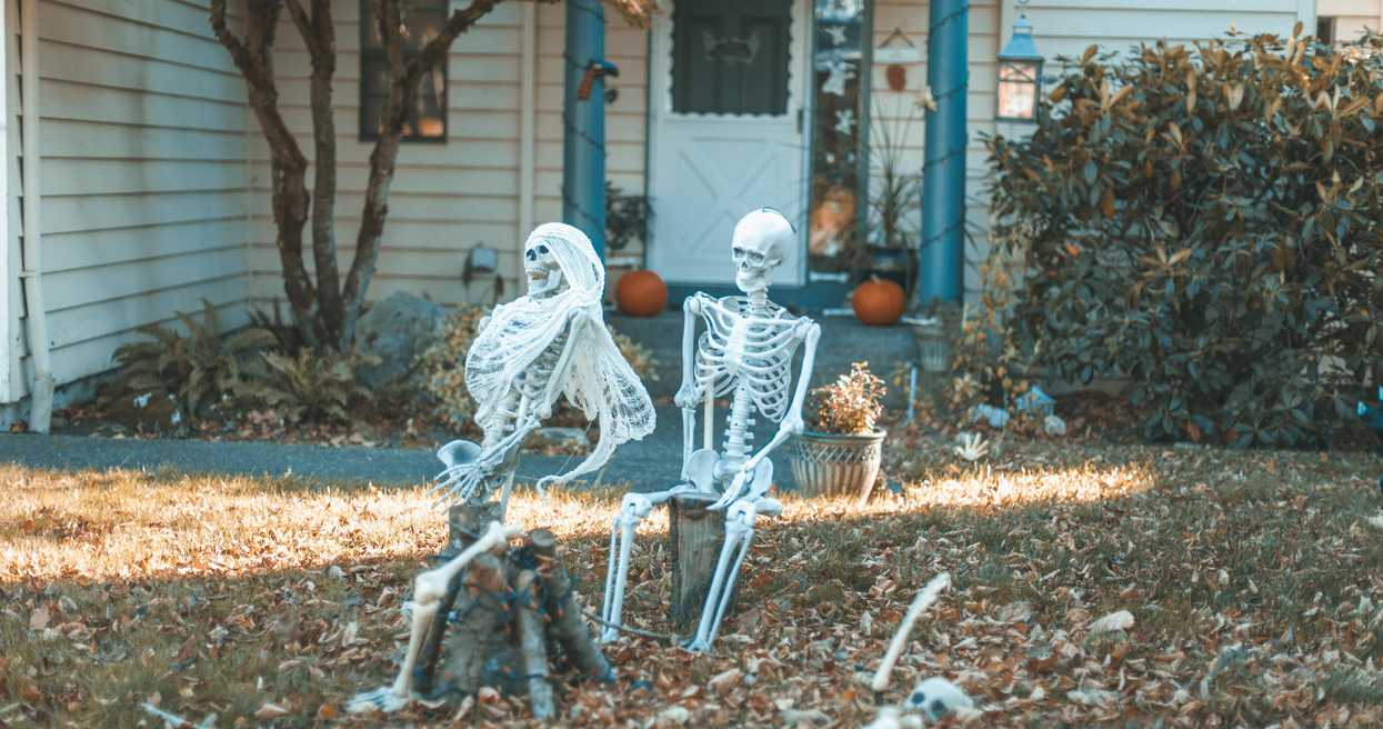 Handing, Or Rather, Spreading Out Candy Is The New Normal In Texas This Halloween 2020