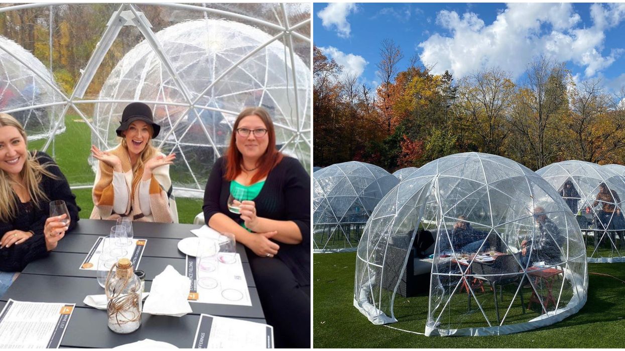 You Can Sip Wine In A Cozy Dome Village Near Toronto & It's The Perfect Winter Adventure