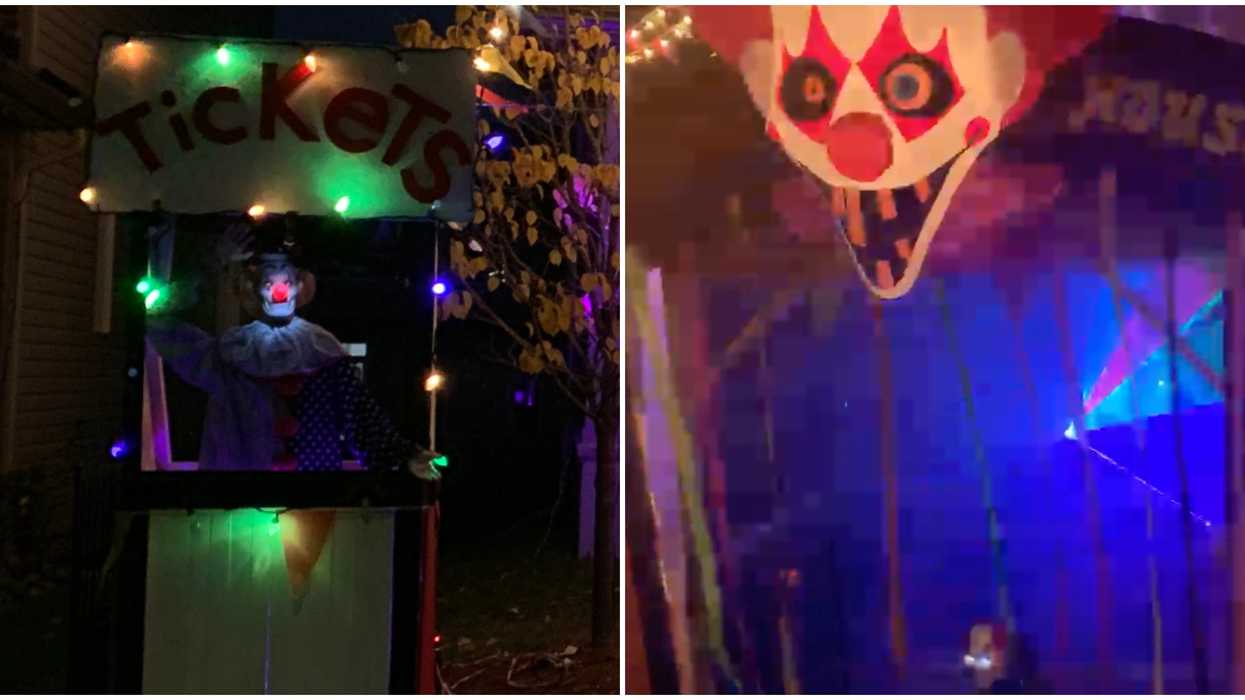 Ottawa Man Wins Halloween With Epic Display That Includes Curbside Candy Pickup (VIDEO)