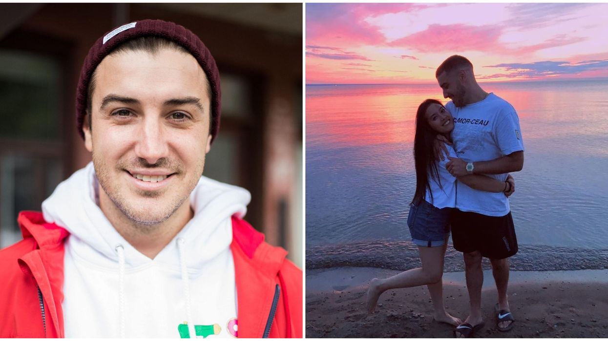 Adamo Marinacci d'OD a fait la grande demande à sa copine