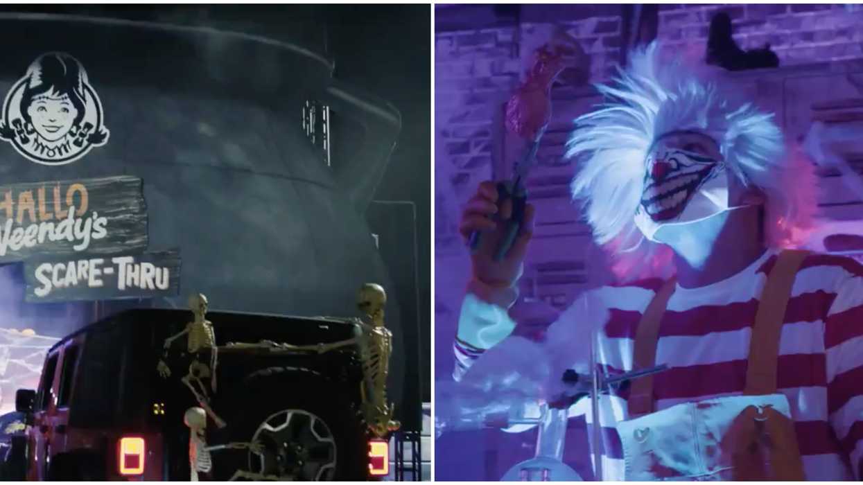 This Wendy's Drive-Thru Turned Into A "Scare-Thru" For Halloween Weekend in LA (PHOTOS)