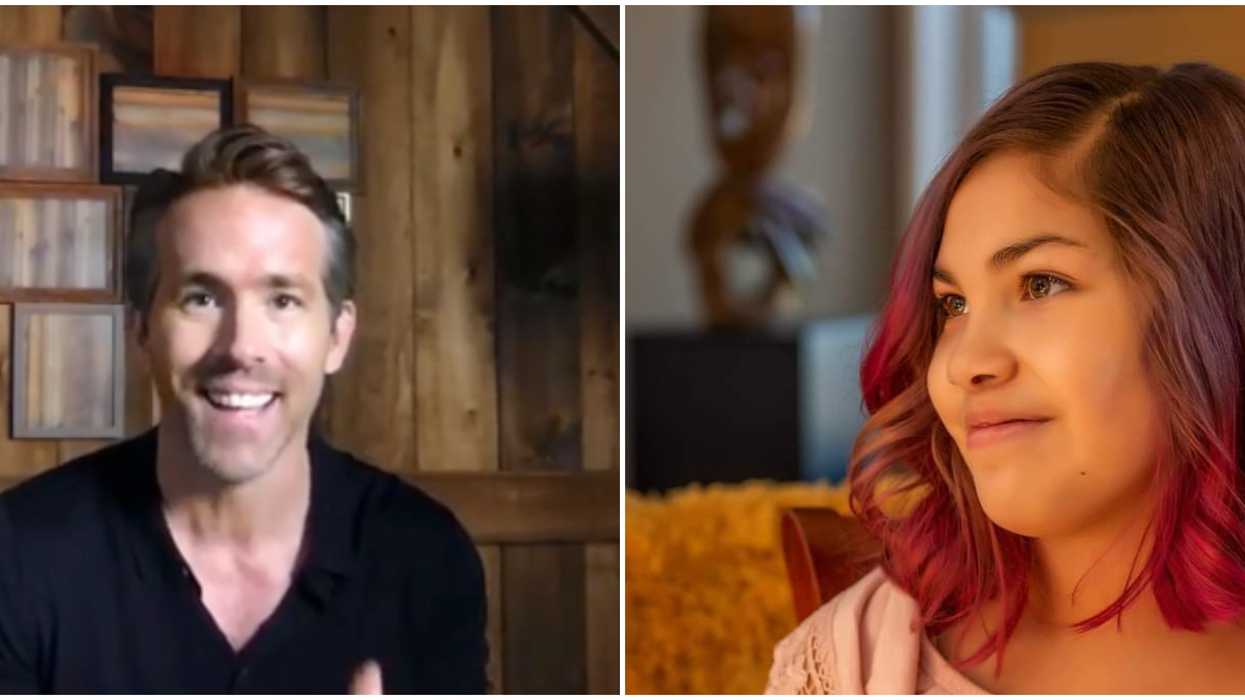 Ryan Reynolds Just Sent The Sweetest Video To An Alberta Girl With Terminal Brain Cancer