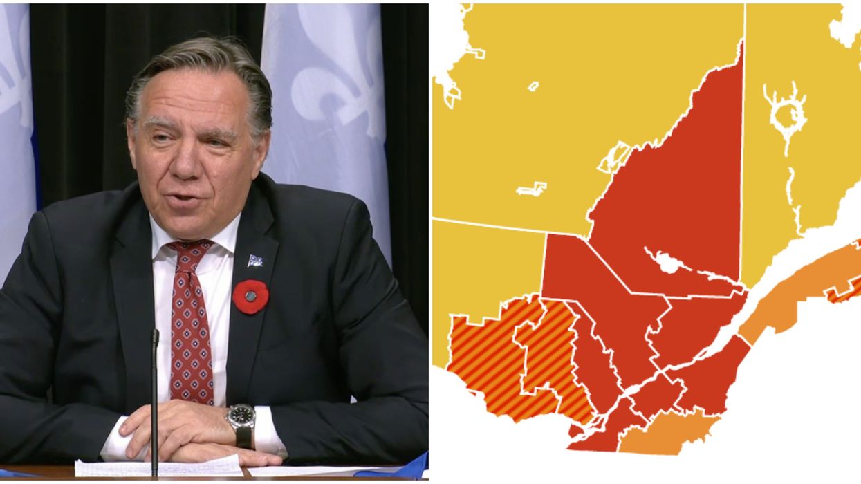COVID-19 : Voici les régions au Québec les plus problématiques en ce moment