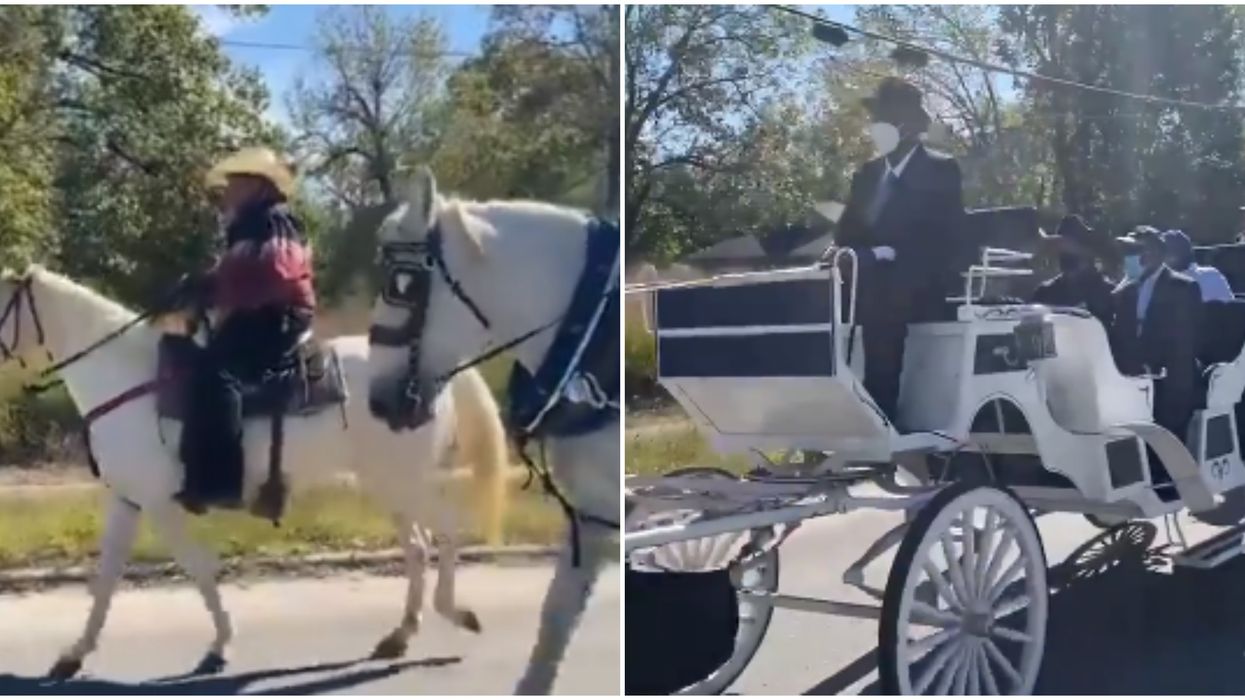 The Mayor of Houston Was Just Spotted Riding A Horse To The Polls (VIDEO)