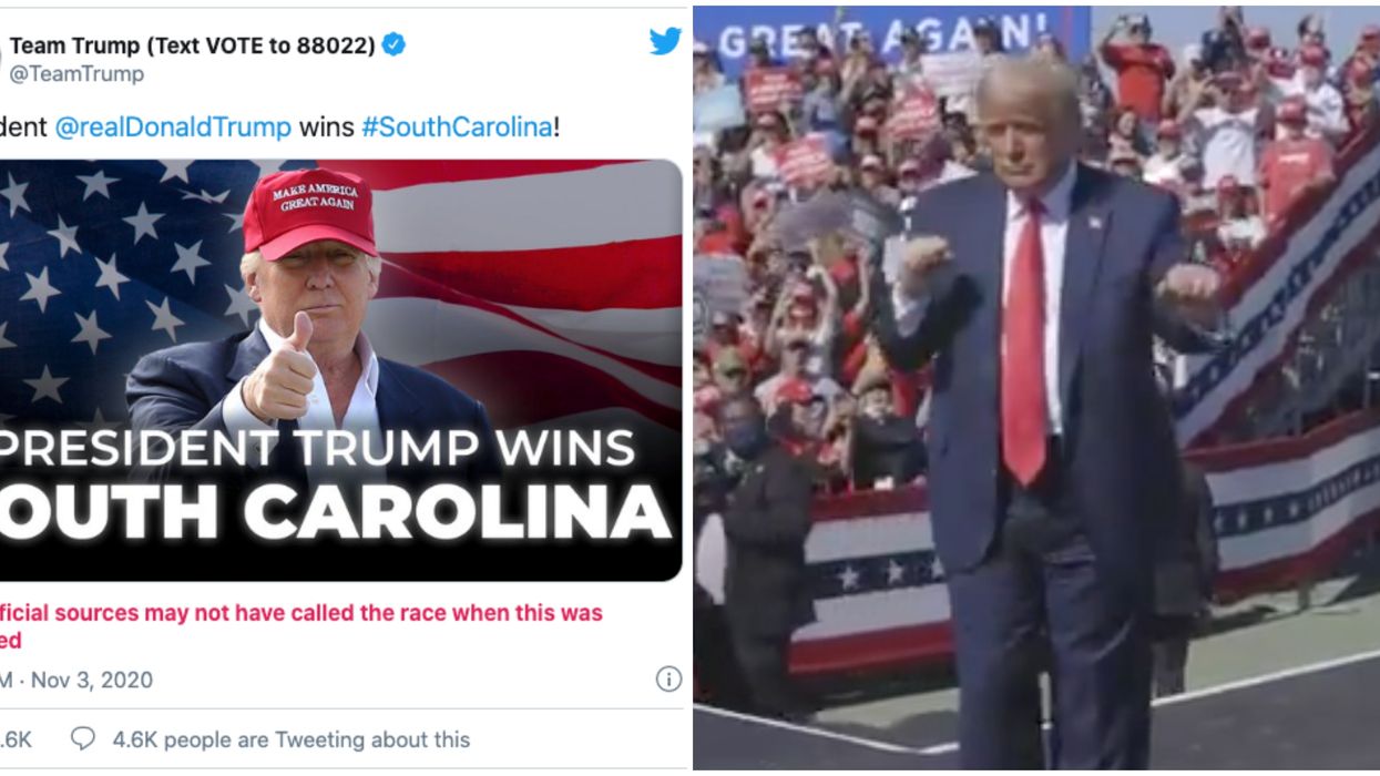 Twitter & Facebook Are Putting Disclaimers On All Trump's 'Potentially Misleading' Posts