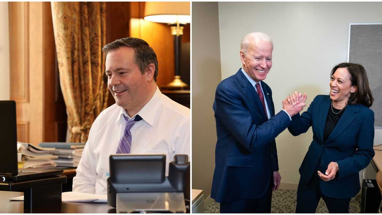 Jason Kenney Just Congratulated Joe Biden & Got Straight Down To Business