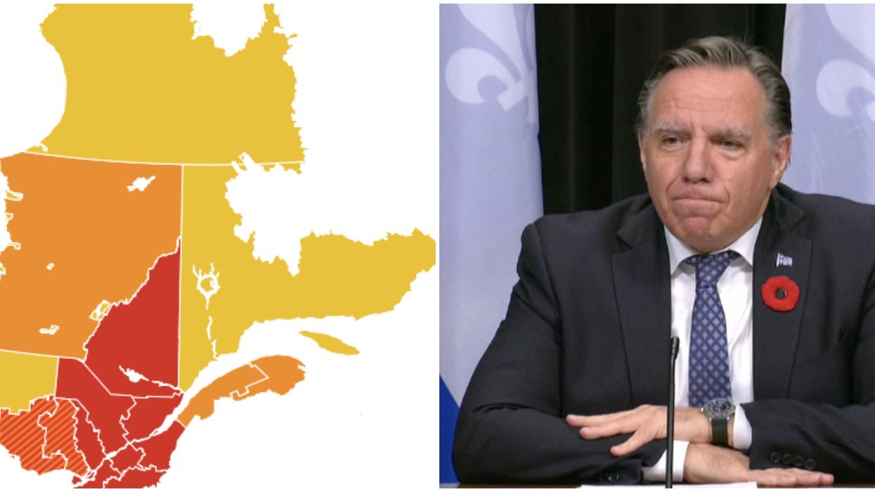 Des secteurs au Québec changent de palier et voici les zones de chaque région