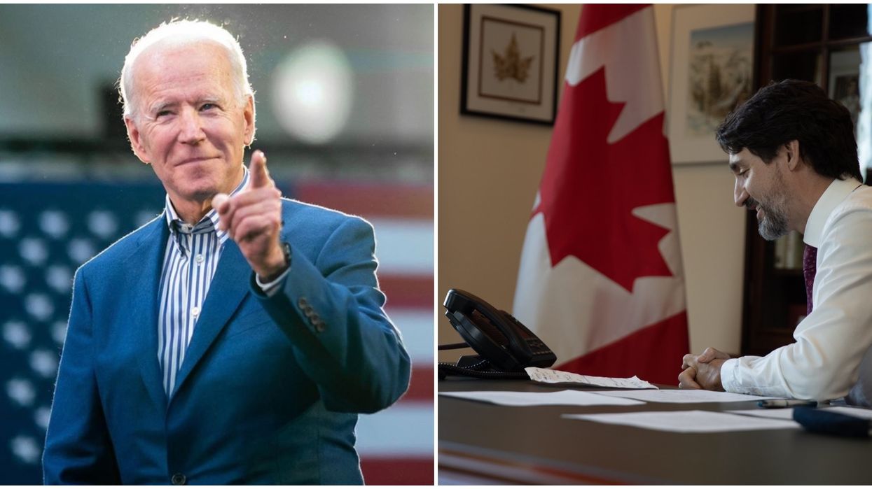 Justin Trudeau & Joe Biden Talked 2020's Most Important Issues In Their First Phone Call