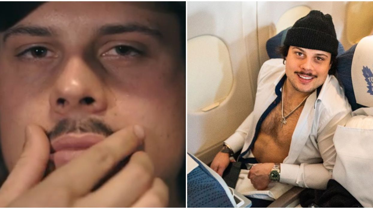 Auston Matthews' Famous Moustache Is In Danger & Only You Can Shave It