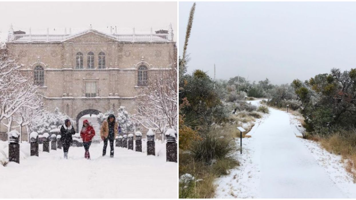 These Are The Only Places In Texas You'll (Probably) See Snow This Winter