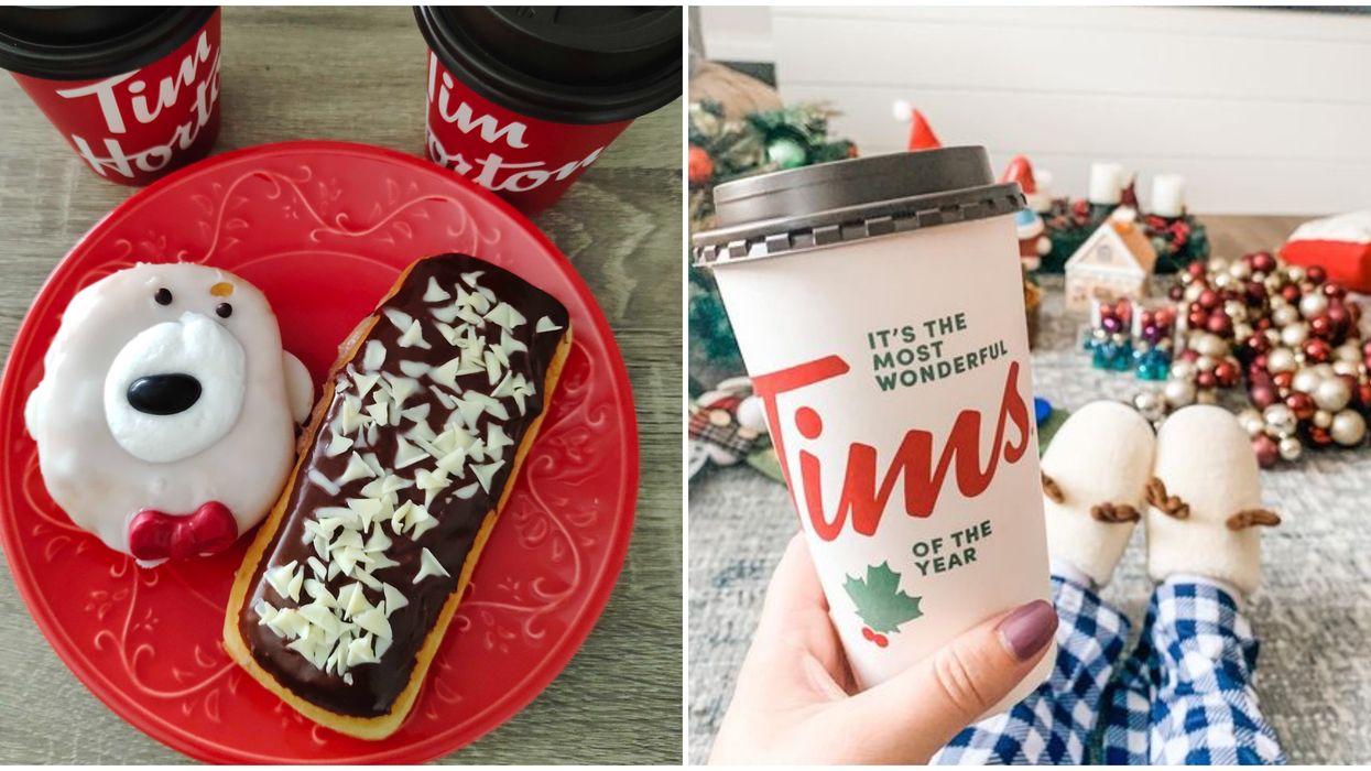 Tim Hortons Holiday Menu Items Have Been Spotted In Restaurants Across Canada
