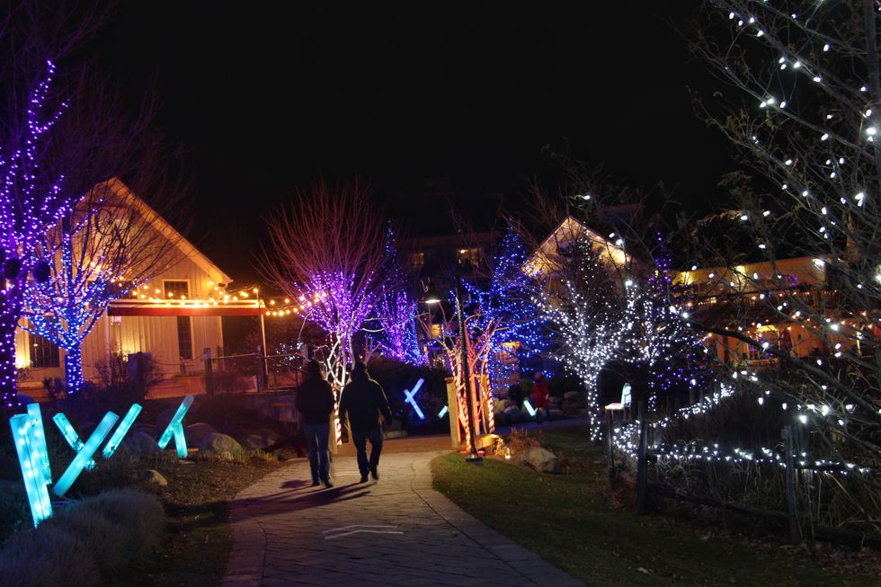 Enchant At Blue Mountain Village Has A Magical Glowing Trail To Explore