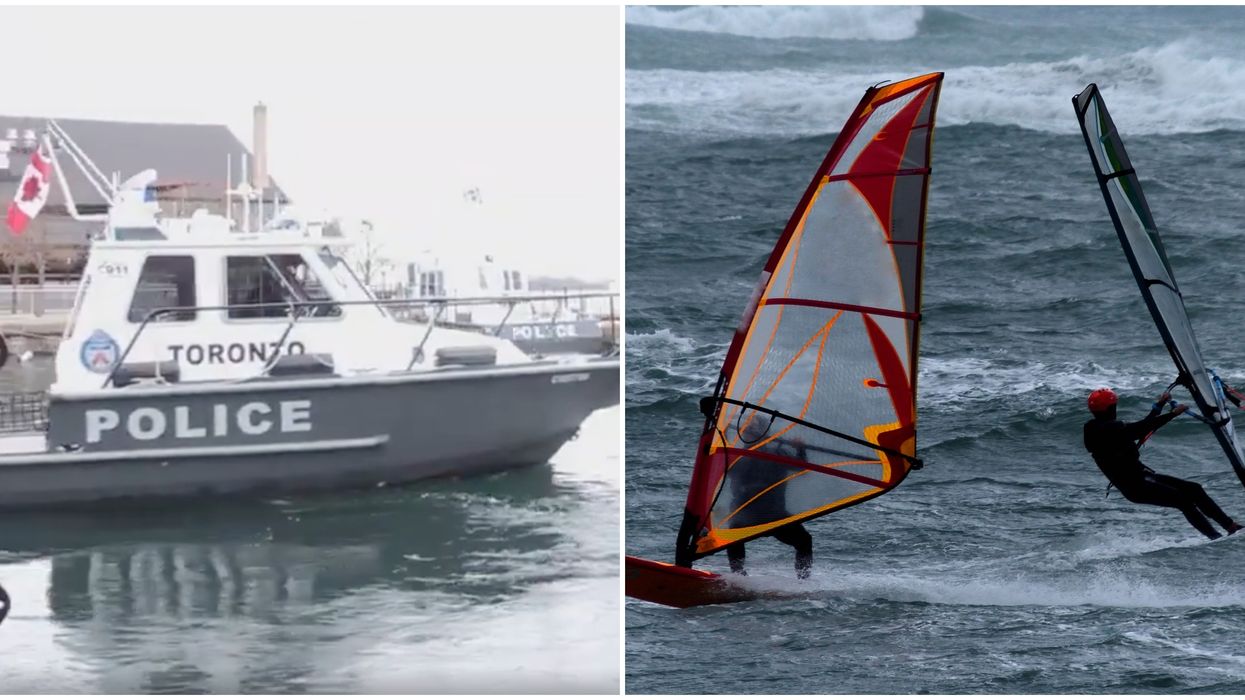 Toronto Police Were Called To Help Multiple Surfers In Distress During Today's Storm