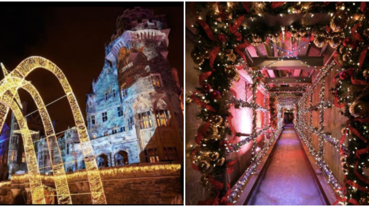 You Can Wander Through Twinkling Lights & Holiday Magic At Casa Loma In Toronto