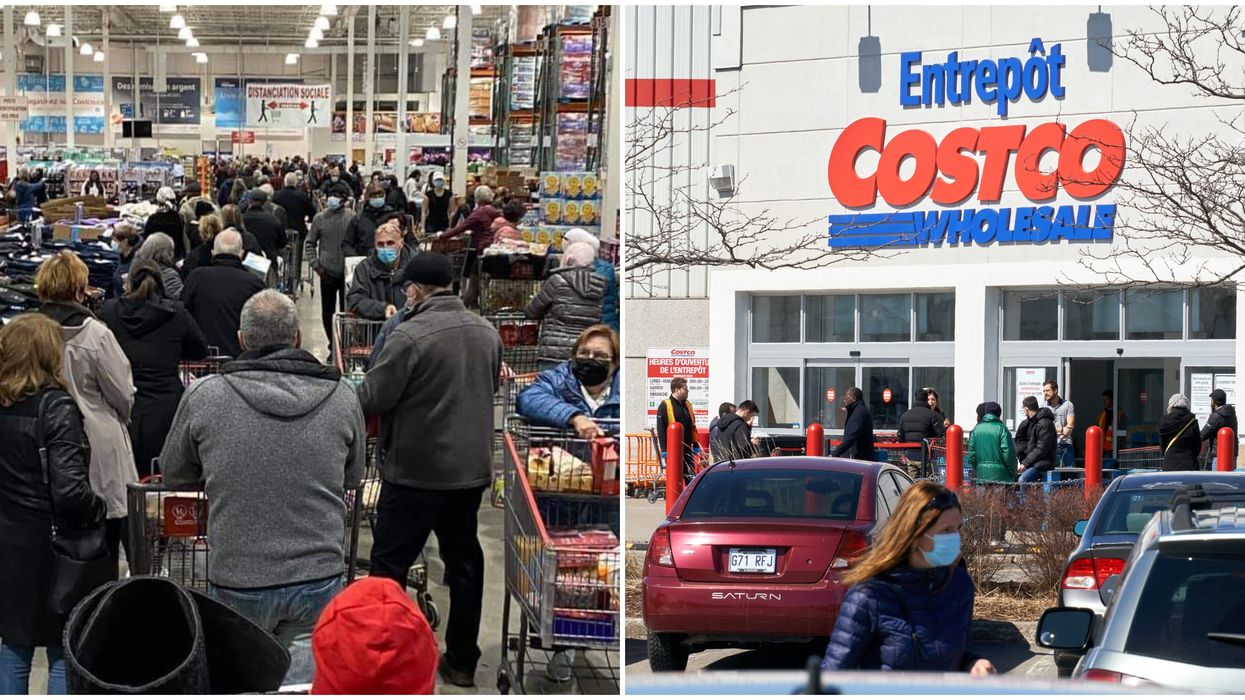 Les Costco du Québec sont bondés alors que des commerces sont fermés et ça fait réagir