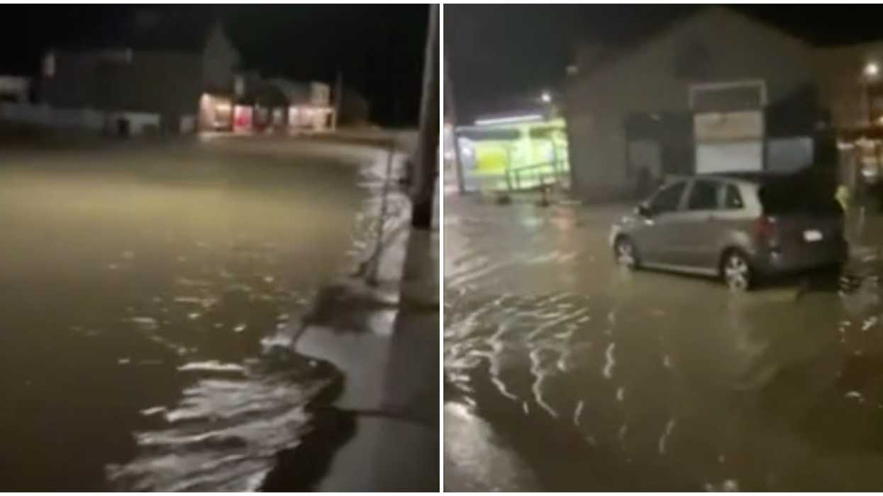 Neighbourhoods Are Underwater After An Intense Storm Ripped Through Ontario (VIDEOS)