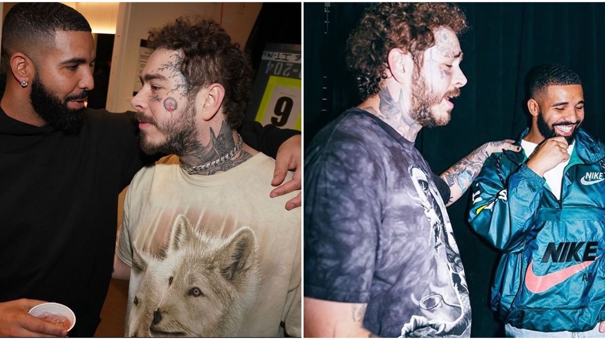 Post Malone Says Drake 'Sucks' At Beer Pong After They Faced Off In Toronto