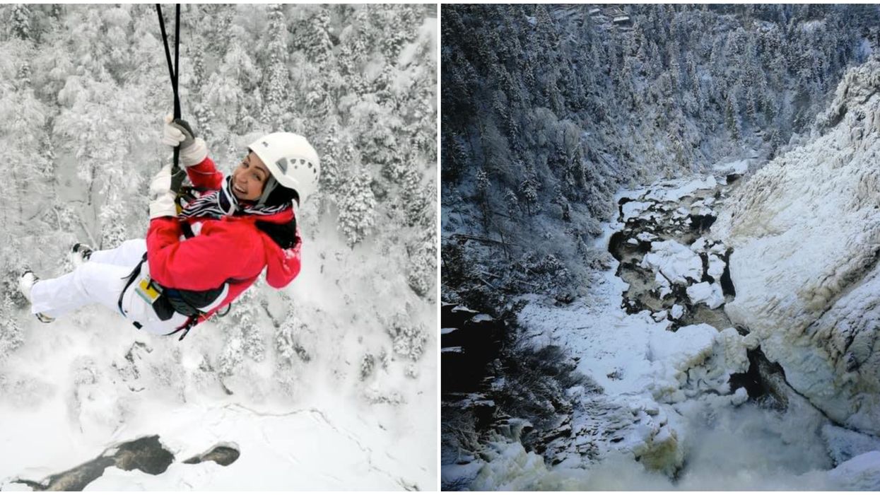 This Is The Highest Zip Line In Canada & It's Absolutely Terrifying