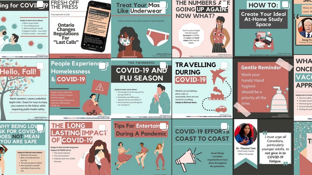 A Canadian Project Puts COVID-19 Information Into Millennial & GenZ Speak On Instagram