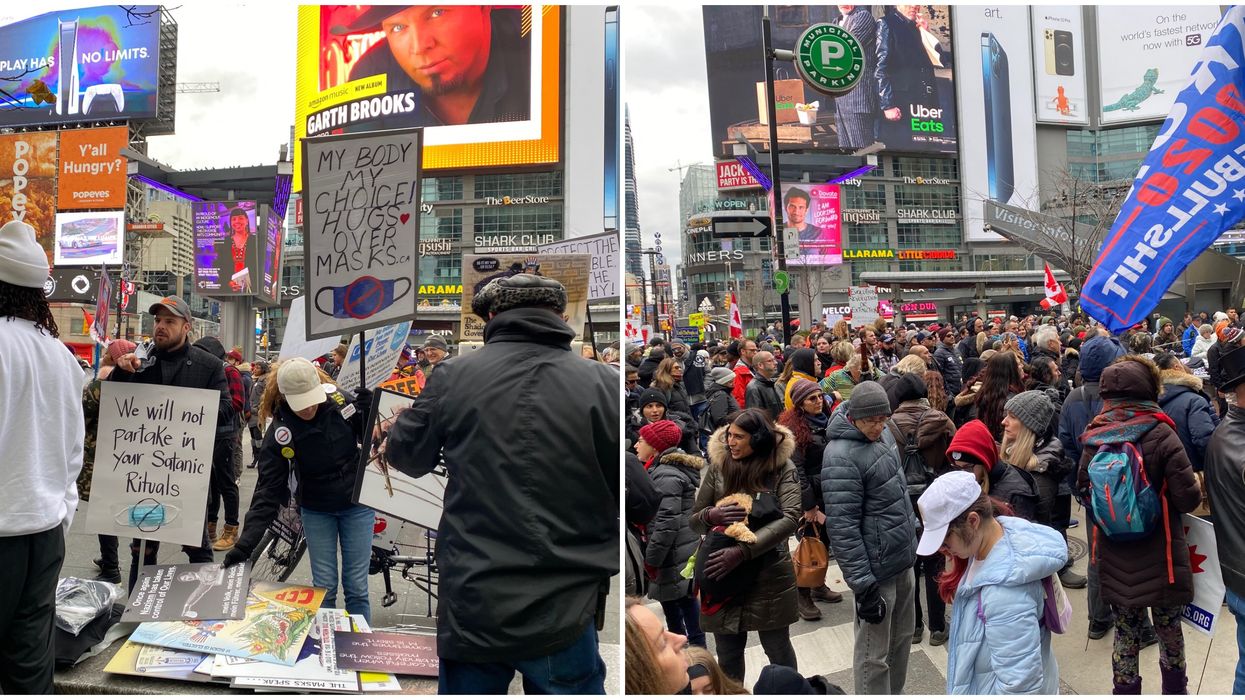 Toronto Had An Anti-Lockdown Protest This Weekend And More Are Coming (VIDEO)