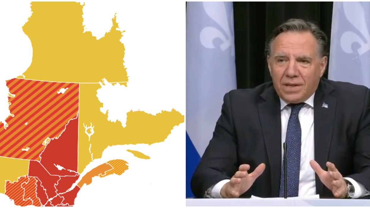 COVID-19 : Voici les 6 régions du Québec les plus touchées actuellement