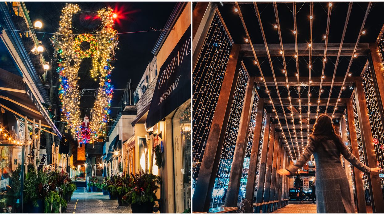 This Toronto Village Has Transformed Into A Sparkling Holiday Dreamland (PHOTOS)