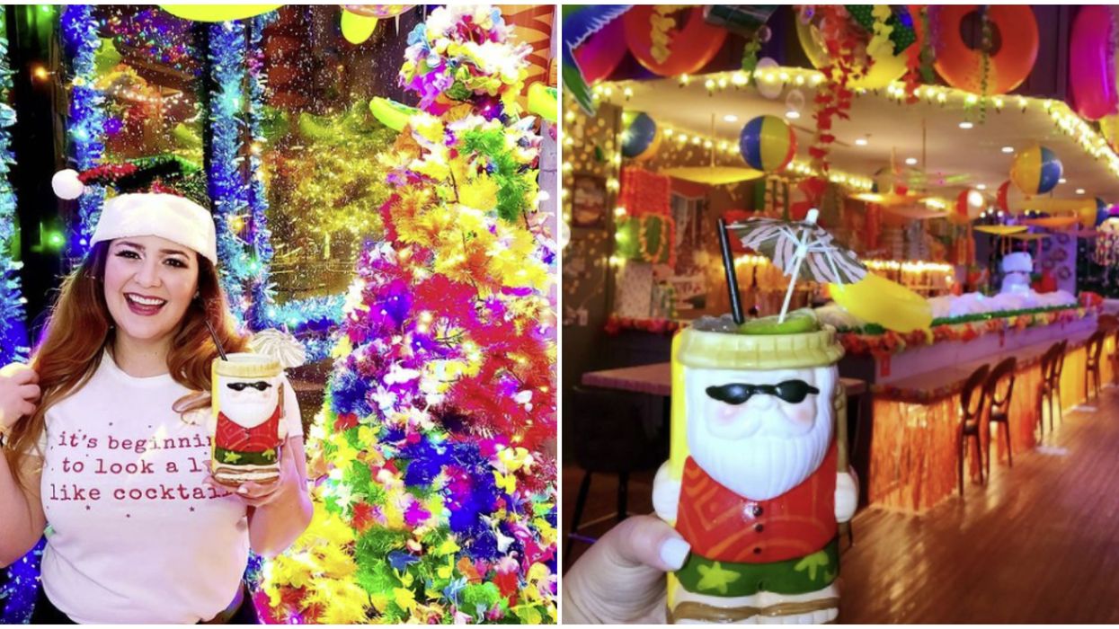 This Dallas Pop-Up Tiki Bar Is Bringing Warm Christmas Beach Vibes To Texas