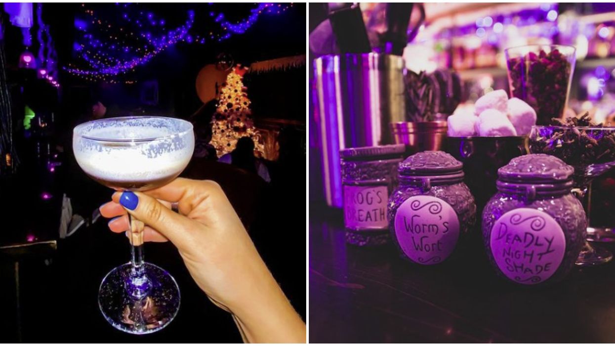 This Dallas Holiday Bar Has A Secret 'Nightmare Before Christmas' Cocktail Bar Upstairs