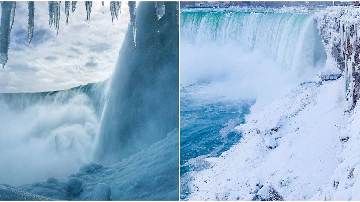 You Can Journey Behind Niagara's Frozen Falls This Winter & It's Just Like Narnia