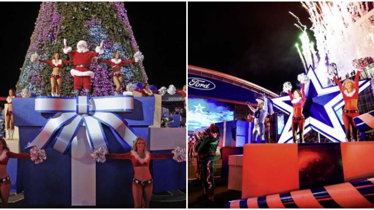 The Dallas Cowboys Are Putting On The Most Magical Christmas Show In Texas This Year