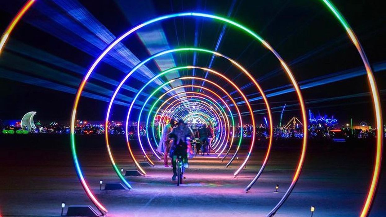 You Can Wander Through A Giant Glowing Rainbow Tunnel At Toronto's Waterfront This Winter