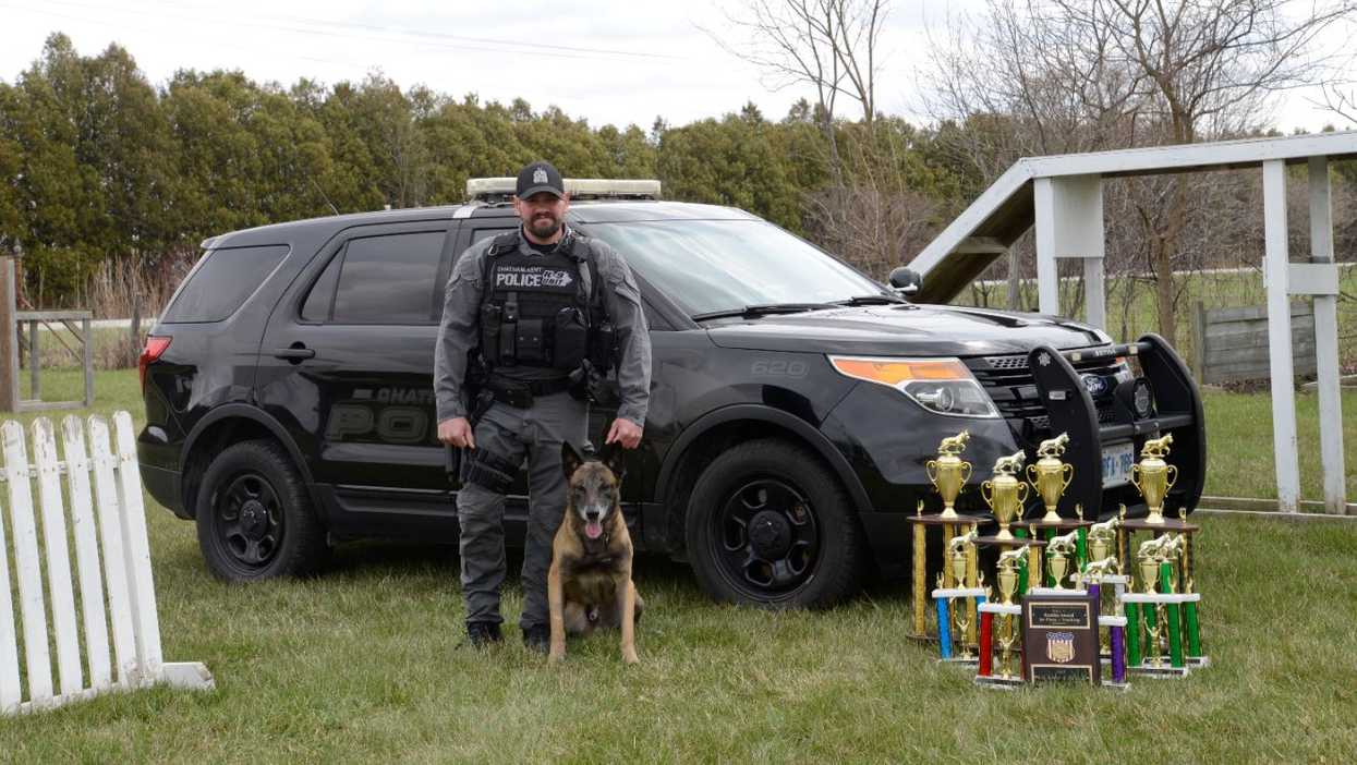This Now Retired Ontario Police Dog Has A Better Resume Than All Of Us