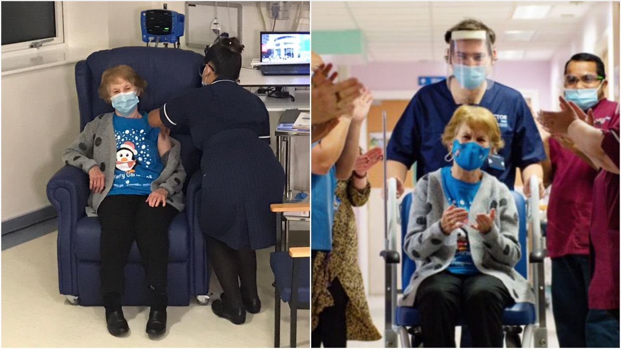 'Maggie' Just Became The First Person In The World To Officially Get The Pfizer Vaccine