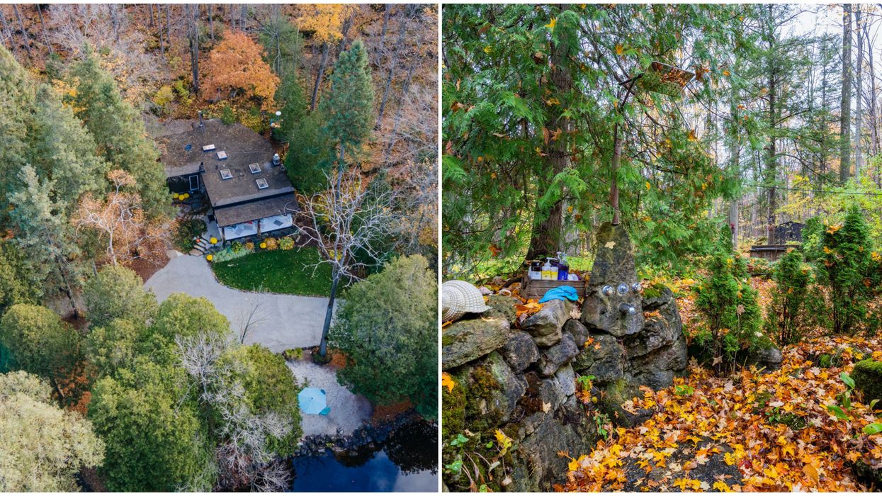 This Serene Dream Home For Sale In Ontario Has A Secret Shower In The Woods (PHOTOS)