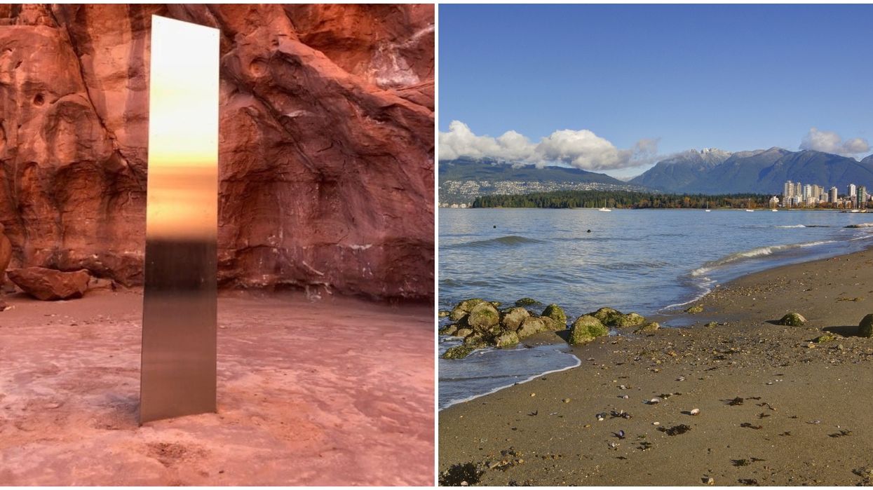 Two More Monoliths Just Made An Appearance On Canada's West Coast (PHOTO)