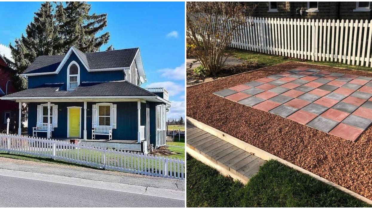 This Charming Home Near Toronto Is Under $650K & Has A Life-Sized Chessboard